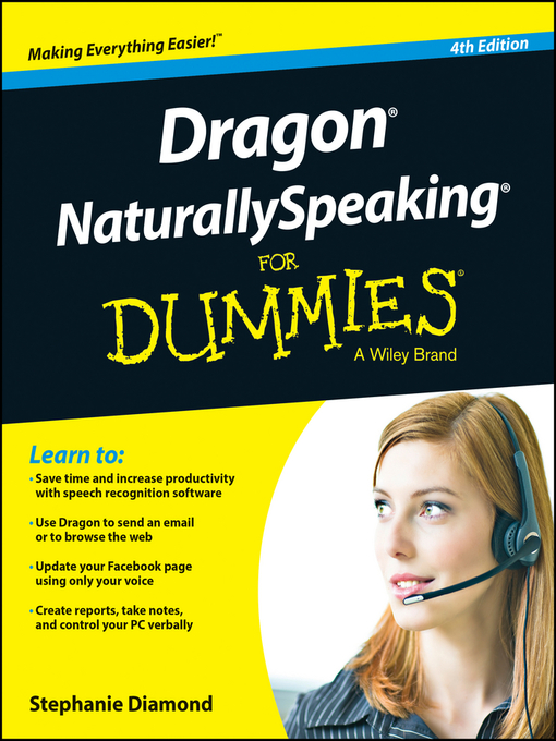 Title details for Dragon NaturallySpeaking For Dummies by Stephanie Diamond - Available